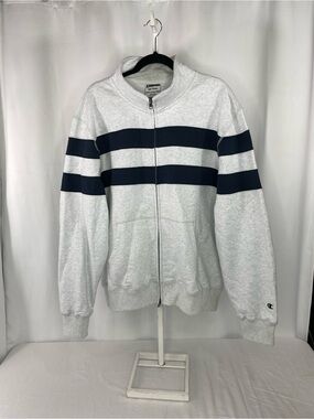 Champion x Todd Snyder Zip Sweatshirt Jacket XXL Gray Navy Full Zip